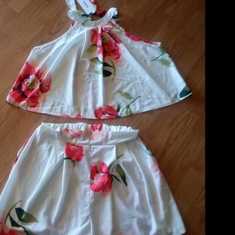 Womens 2 piece Romper